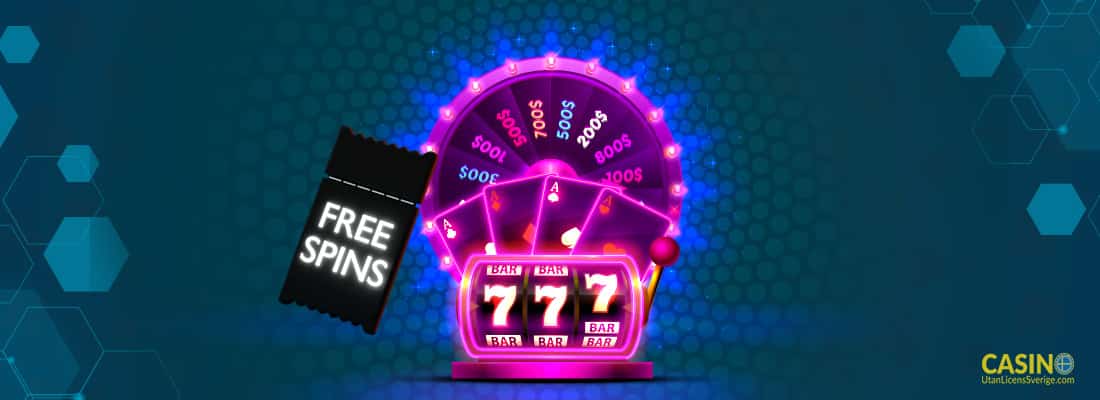 Hitta bästa free spins bonus på nya olicensierade casinon