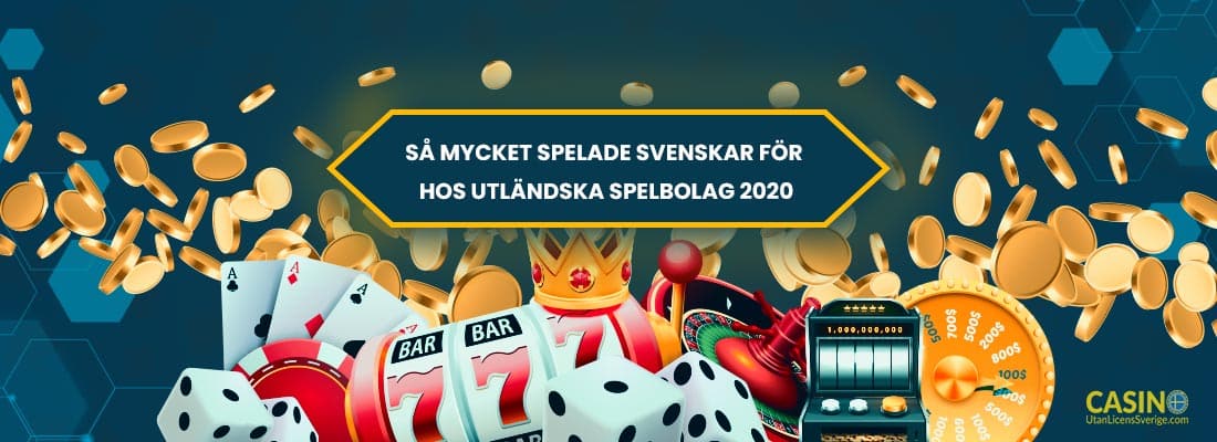 Svenskar spelade på trygga utländska casinon för över 2,5 miljarder kronor